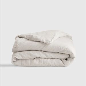 QUINCE European Linen Duvet Cover Twin Sand 6843